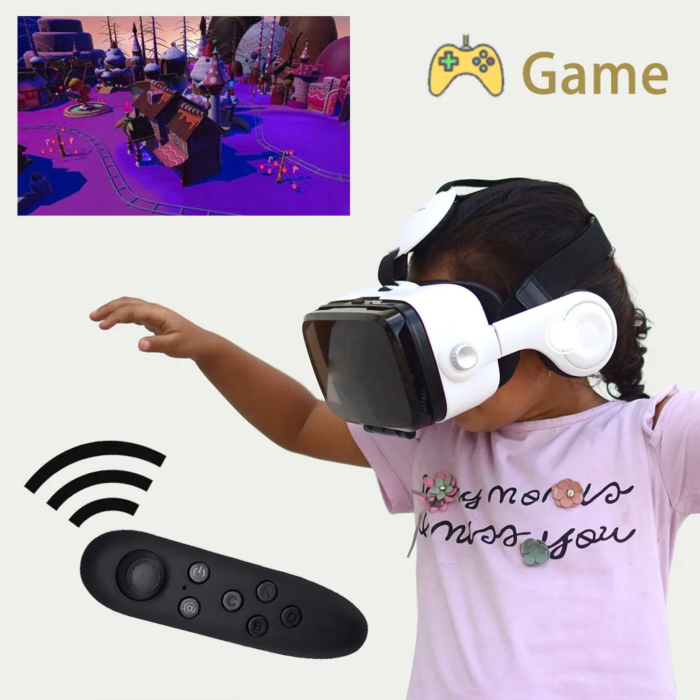 Bluetooth Mobile Game Controller 3D VR Handheld Remote Control Gamepads Wireless Selfie for Android Mobile Phone