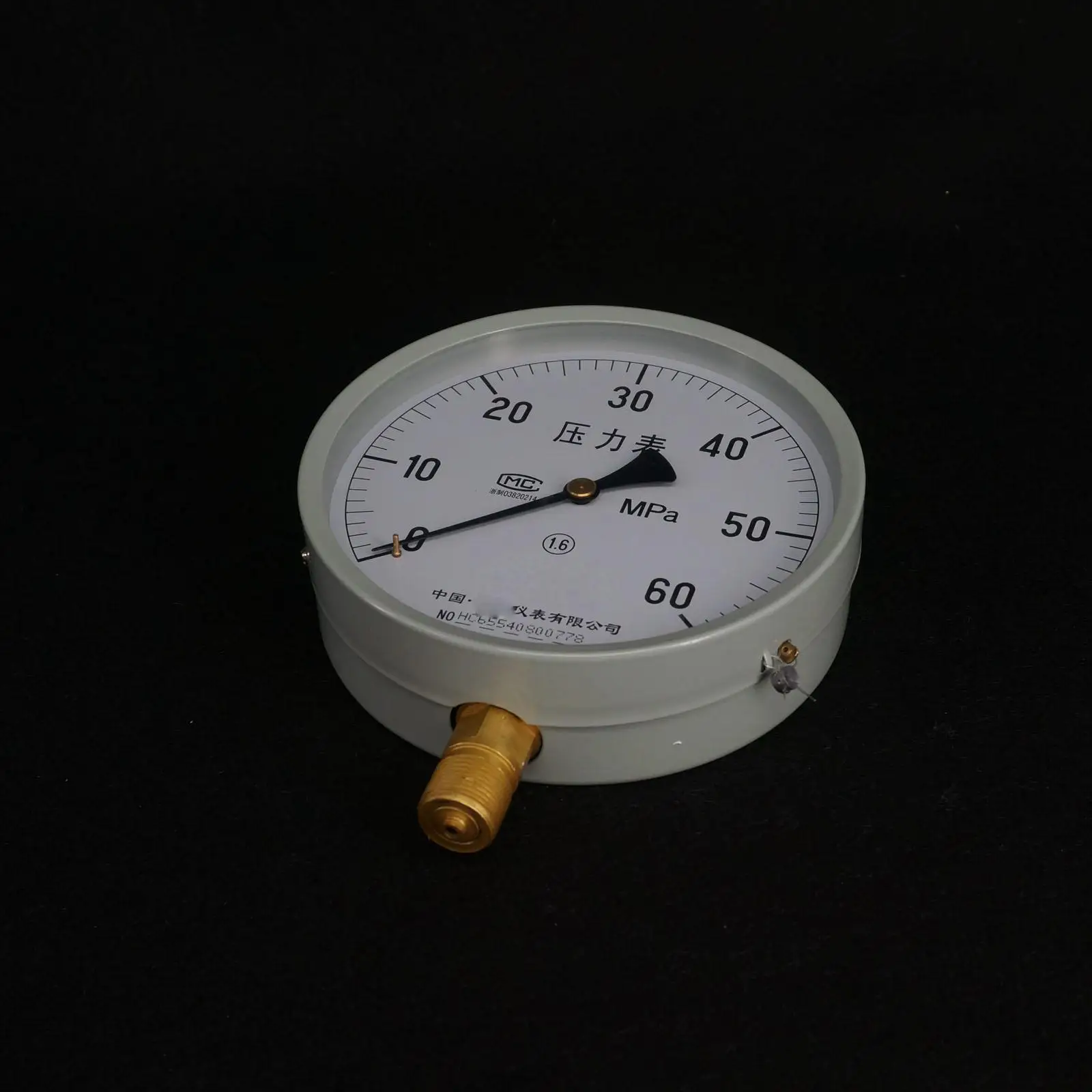 

0-60Mpa Measurement Range Y-150 Radial Mount M20x1.5 Air Compressor Pressure Gauge Dial Diam 150mm Pneumatic Parts