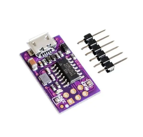 10 шт./лот 5 В Micro USB крошечный AVR ISP ATtiny44 USBtinyISP программист модуль для Arduino загрузчика