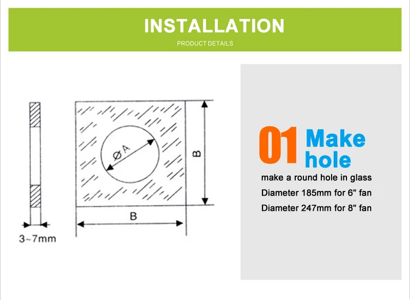8 дюймов стекло окна створки вентилятор, AC220V вентилятор вытяжной для кухни, ванная комната стекло окна, вентиляционный вентилятор для стекла