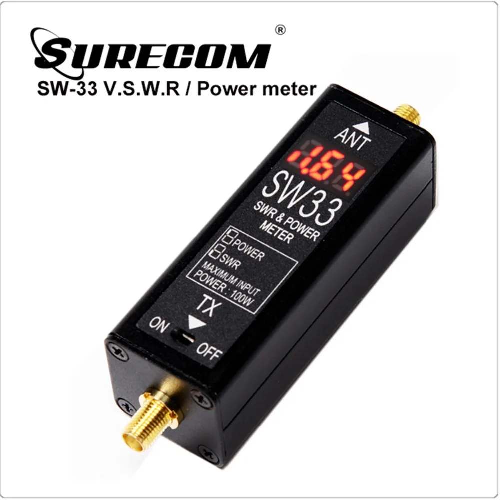 409 магазин SW33 VHF/UHF мини Мощность и КСВ-метр SW-33 для портативная рация двухстороннее радио