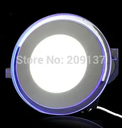 Толщина Новый 10 Вт 15 Вт 20 Вт светодиодные панели светло-голубой цвет рядом с круглым индикаторы панели ac 85v265v светильник потолочный лампа
