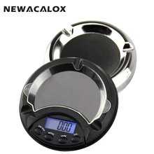 NEWACALOX 500g x 0.1g Digital Scales for Food Die Cooking Weights for Kitchen Scale 0.1 Ashtray Pocket Balance Electronic Scales