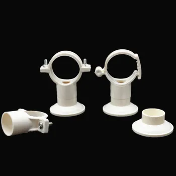 

PVC water pipe hanger pipe clamp wire pipe clamp plate type base clamp 20mm 25mm 32mm 40mm water supply plastic pipe fittings