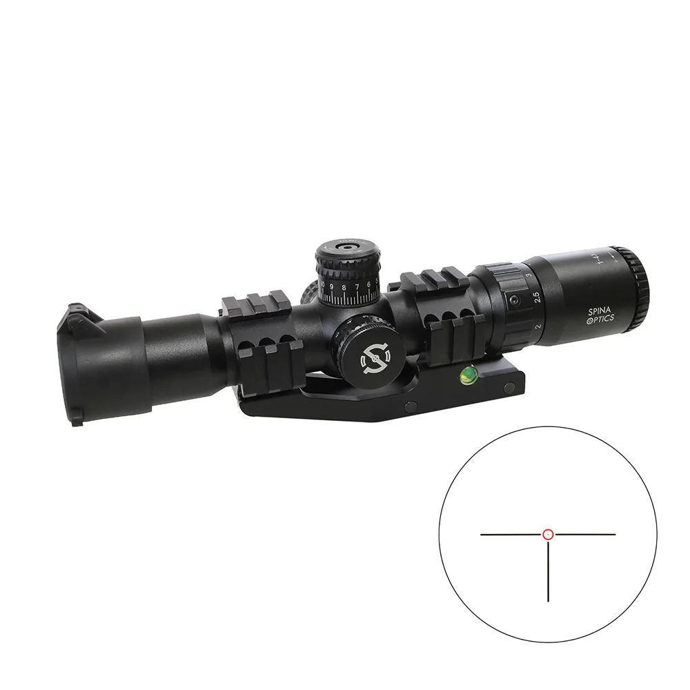

Hunting Riflescope 1-4x28 Optical Sight With 20 mm Dual Rail Mount for 20mm Rails