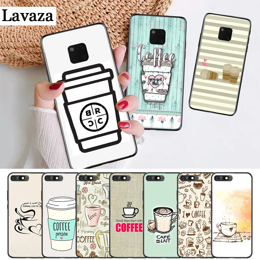 Lavaza Coffee time quality Silicone Case for Huawei Mate 10 Pro 20 30 Lite Y5 Y6 Y7 Y9 Prime 2019 2018 2017 | Мобильные телефоны и