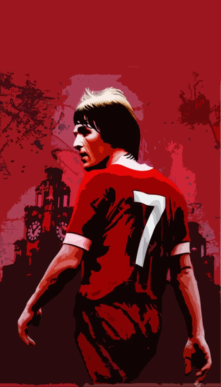 

100%Handmade Hand Kenny Dalglish Oil Painting 28x16 in. NOT a poster