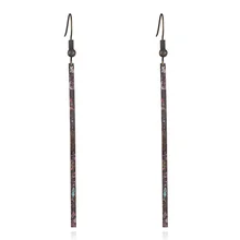 Retro Patina Long Drop Earrings Women Copper Bronze Earrings Bohemian Geometric Charm Tassel Dangle Earrings Jewelry innopes 2019 bohemian long unique women s earrings dangle earrings jewelry earrings