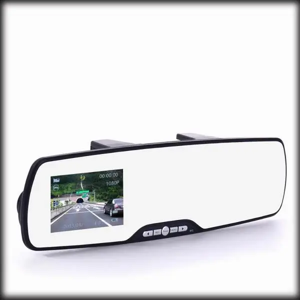Dhl ИЛИ ems 50 шт. Автомобильный видеорегистратор зеркало заднего вида Novatek Full HD 1080P 2," lcd 120 градусов широкоугольный Автомобильный видеорегистратор Камера Автомобильное Зеркало