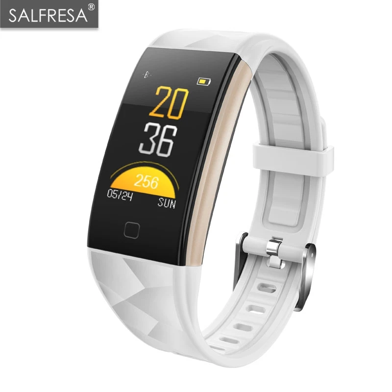 

Smart Bracelet SALFRESA Watch With Blood Pressure Heart Rate Monitor Sport Activity Smart Band Tracker Fitness for iPhone Xiaomi