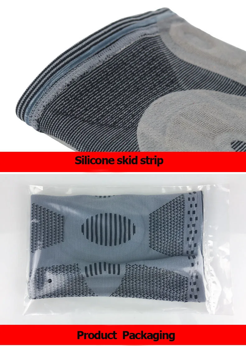 3D Силиконовые тканевые наколенники, поддерживающие наколенники для волейбола, баскетбола, Meniscus, защитные наколенники, спортивные защитные наколенники