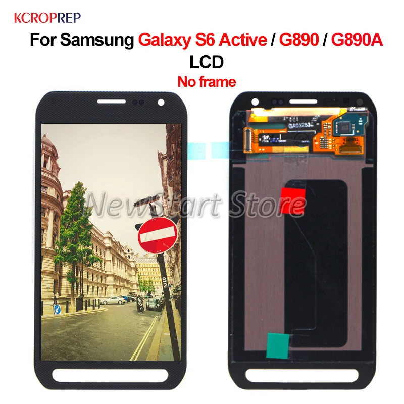 ЖК-дисплей для Samsung Galaxy S6 Active G890 G890A сенсорный экран с дигитайзером в сборе сменный