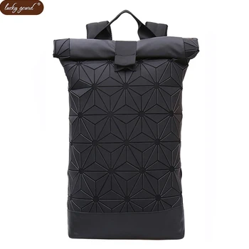 

Fashion and leisure Lady Backpack Lattice Geometry Laser Colorful Diamond Women Backpacks Bag Free Shipping D303