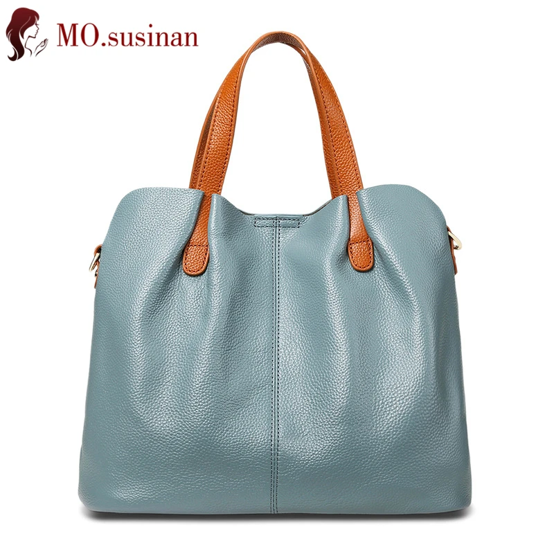 

Genuine Leather Bucket Handbag crossbody bags for women 2019 Ladies vogue shoulder bag Hand Messenger Bag Female Cross body bags