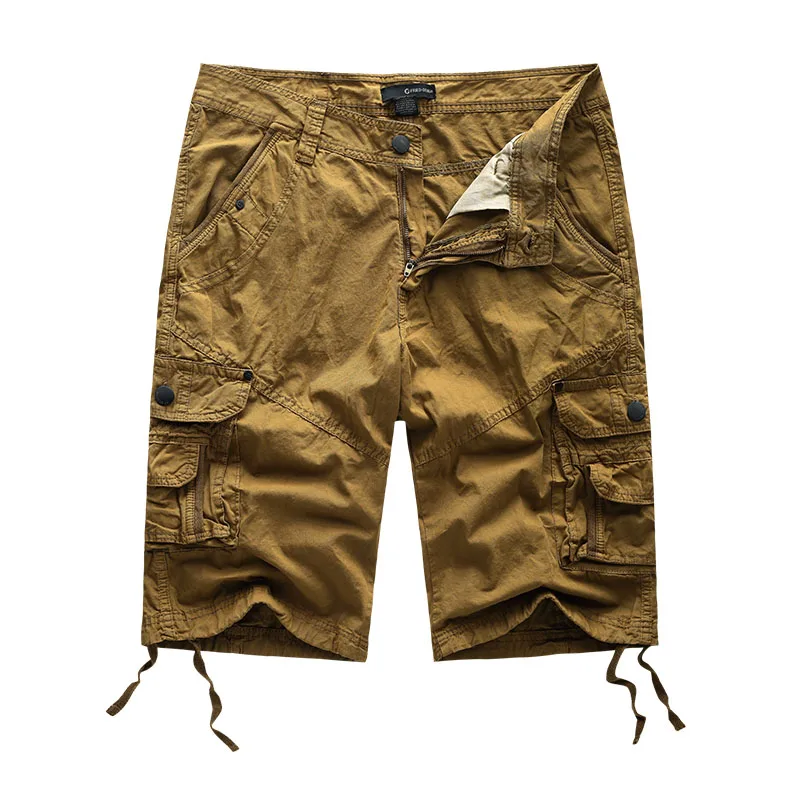 X MAN New 2018 Men Cargo Shorts Casual Loose Short Pants Summer Style