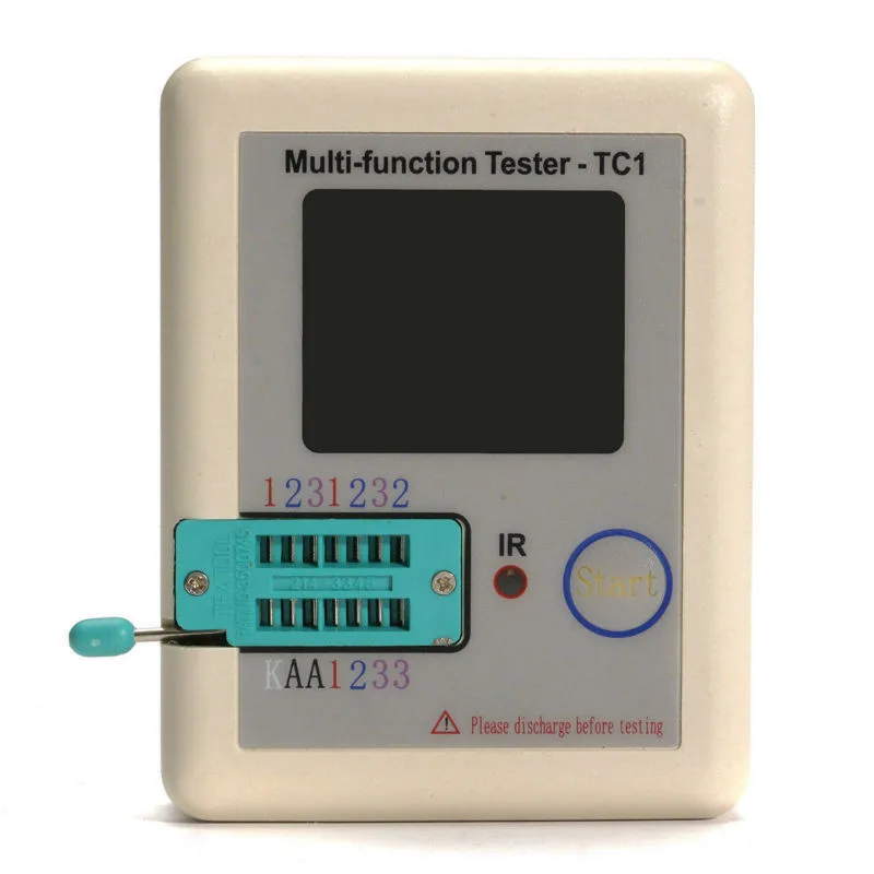 TFT диодный Триод измеритель емкости LCR ESR NPN PNP MOSFET TC1 3 5 &quotTFT muiltmeter тестер