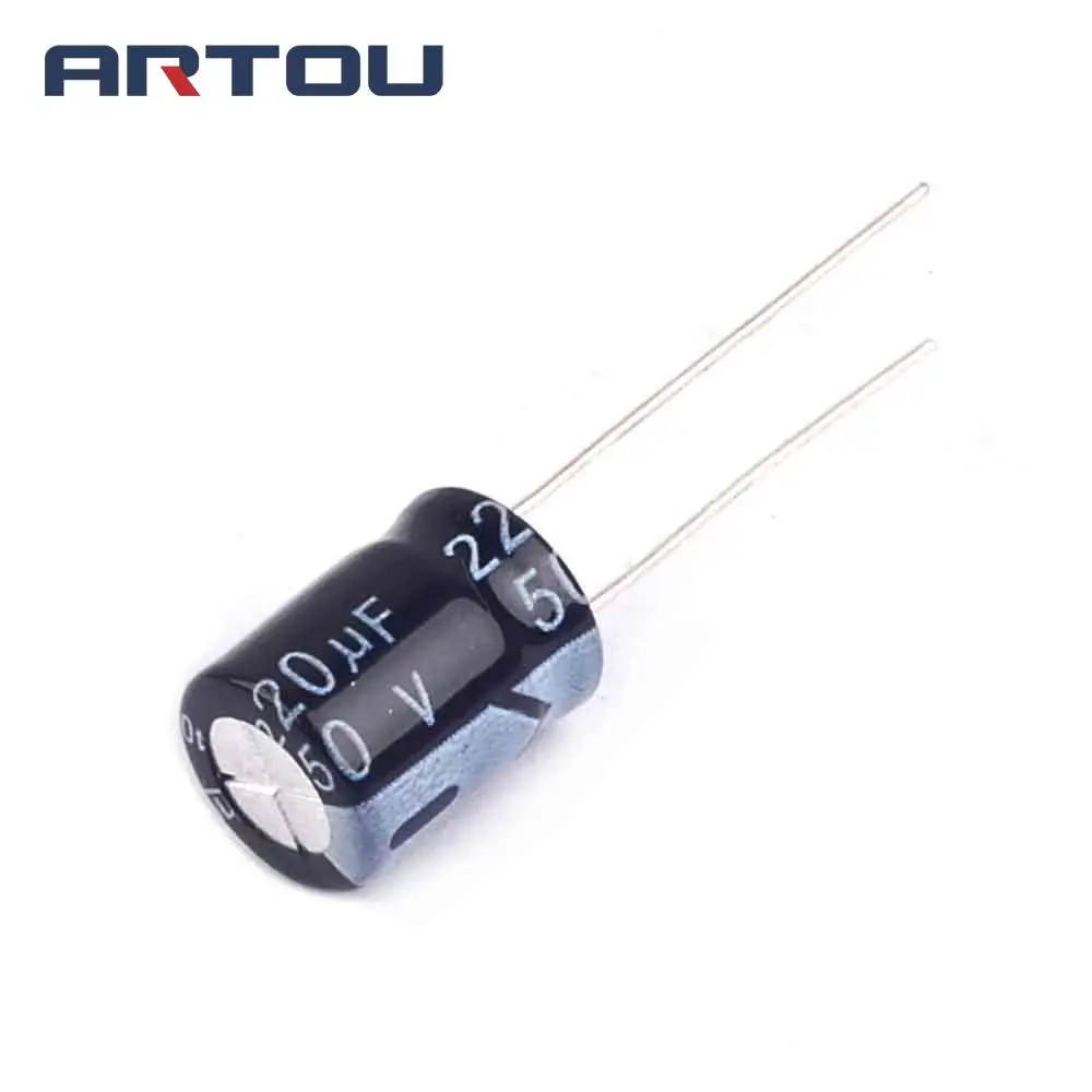 

20PCS 220UF 50V Electrolytic Capacitor SIZE 10X13MM 10*13