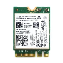 Для 7265ngw Dual Band Intel 7265 Беспроводной 802.11ac 867 Мбит/с 2x2 Ngff Bluetooth 4,0 карты 04x6030 Для E450 W550 T550 X250 T450