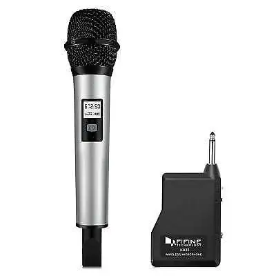 

2018 New Arrival FIFINE K035 Wireless Handheld Microphone with Receiver for PC Laptop