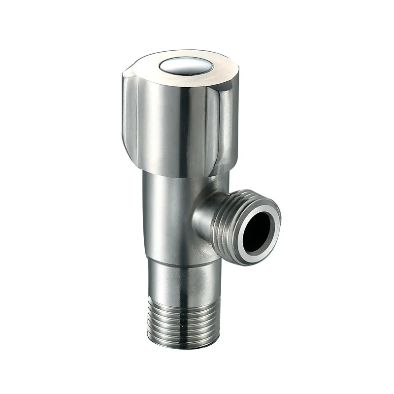 

Stainless Steel Angle Valve SUS304 Brushed Surface Filling Valve Bathroom Accessories Toilet Sink Angles Valves