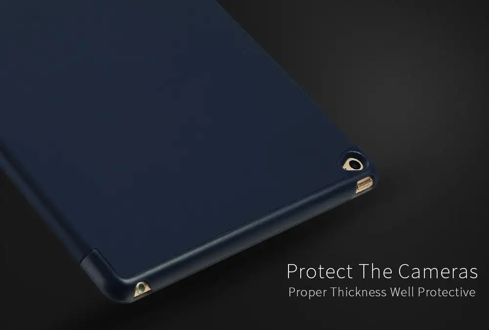 DUX DUCIS для IPAD MINI 4/5 простой Одноцветный умный чехол из искусственной кожи с защитой от падения Чехол с принтом с функцией сна