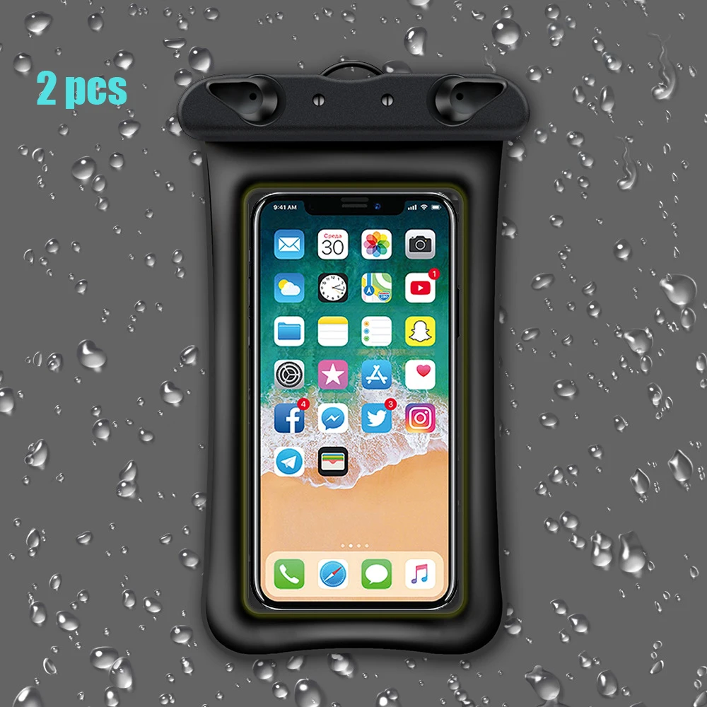 

Hyleton Universal Sealed Waterproof Case For iPhone X 8 7 6 s Plus Cover Pouch Bag Cases For Phone Coque Water proof Phone Case