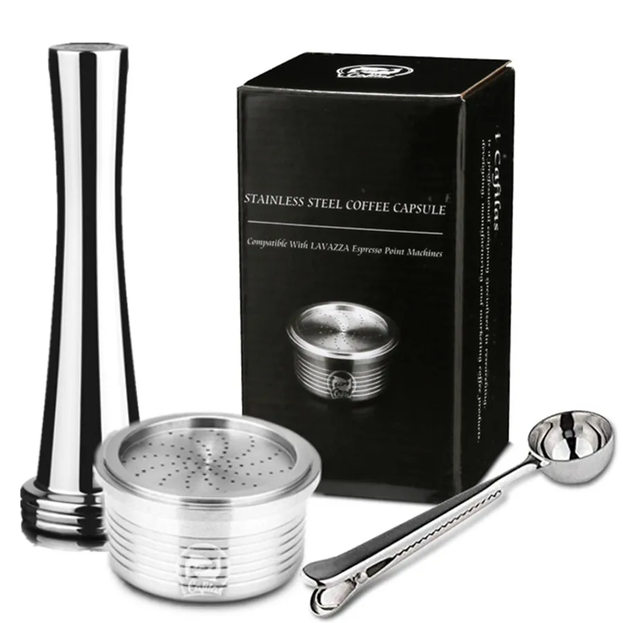  2019 New Compatible Coffee Machine/Espresso Capsule For Lavazza Reusable Coffee Capsule Refillable 