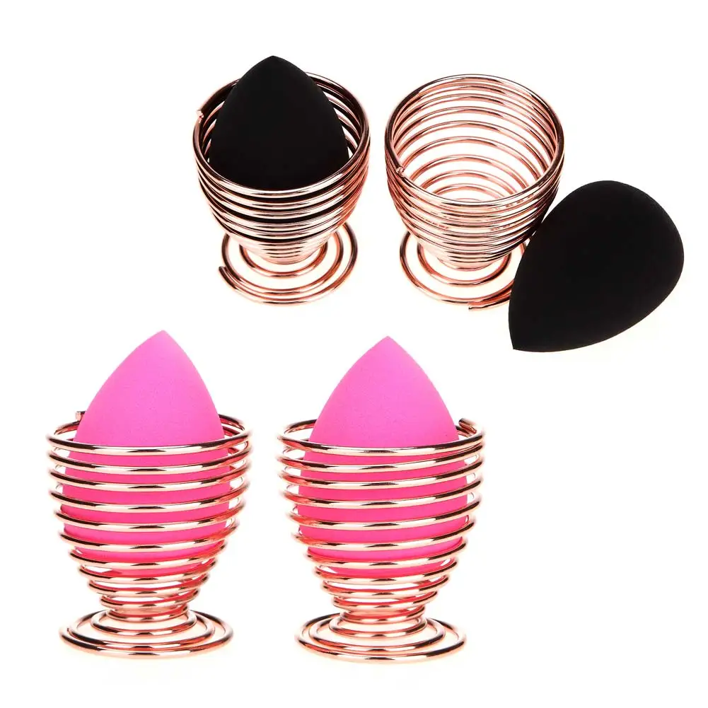 Горячее предложение 2 шт. губки для макияжа с 2 слоеными комплектами Подставка для губки яйцо подставка для сушки набор для макияжа инструмент SJ66