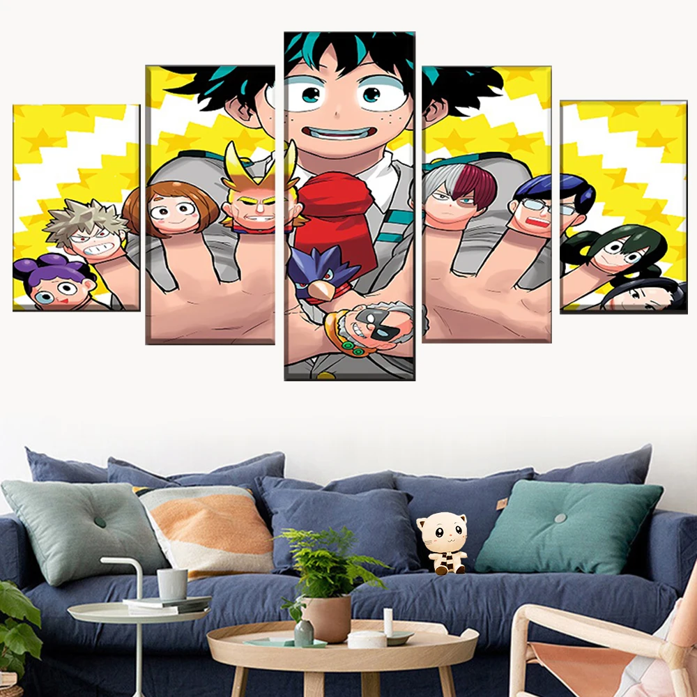 

Anime Boku no Hero My Hero Academia poster decoration modular frame canvas print