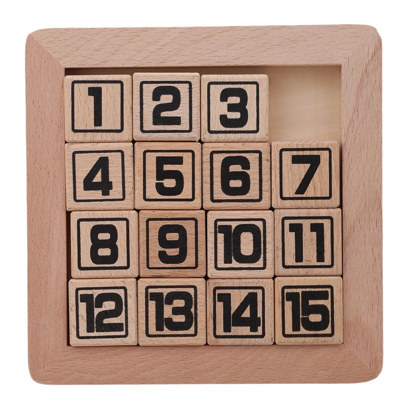 

15 Number Puzzle Learning Numbers Matching Game Slide Game Jigsaw Toy Kid Toy Play Gift Game For Baby Early Education