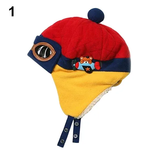 Warm Baby Earflap Toddler Girl Boy Kids Pilot Aviator Cap Warm Soft Beanie Hat