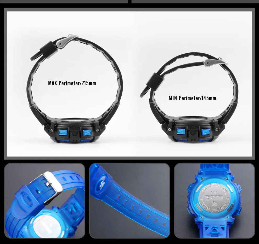 SKMEI детские часы для мальчиков водонепроницаемый светодиодный цифровые спортивные часы детские часы с будильником для детей подарок для девочек Reloj Deportivo 1451