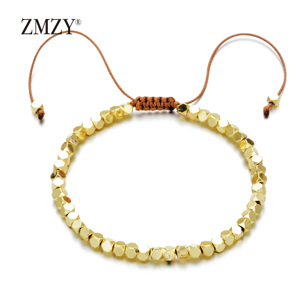 ZMZY New Fashion Minimalist Handmade Boho Bracelet Stone Hematite Beads Bracelet Jewelry Gift Friendship Women Accessories - Image 6