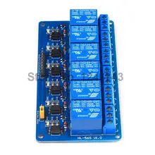 5PCS 5V Relay 6Channel Rlay Module Low Relay Module Board For Arduino PIC AVR MCU DSP ARM