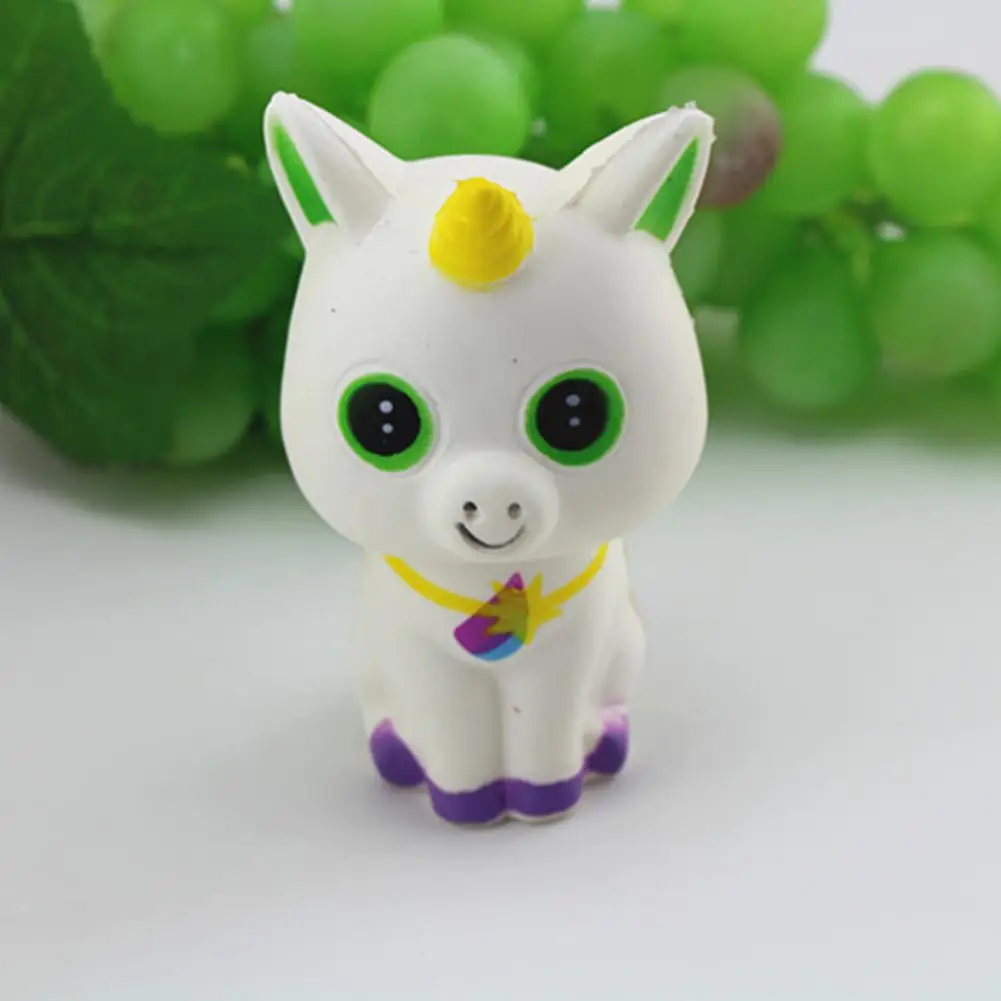 6 шт. милая серия с персонажами из мультфильмов о животных мягкие медленно поднимающиеся игрушки мягкие сжимающие игрушки для снятия стресса
