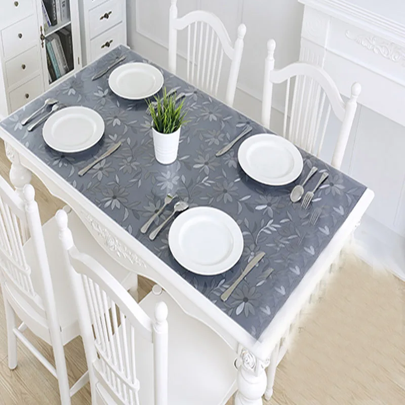 PVC لينة الزجاج الجدول سماط للماء المضادة الحديد القماش الكريستال الشفاف سماط سماط PVC لينة الزجاج الجدول سماط للماء المضادة الحديد القماش الكريستال الشفاف سماط سماط