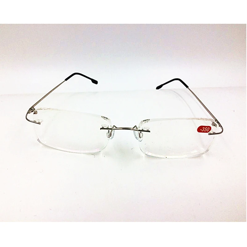 Teile Titan Freies Speicher Randlose 1 6 Ultraleicht 00 10 Rahmenlose Verschiffen Lesebrille Myopie Flexible los 0 Gläser nwzHn
