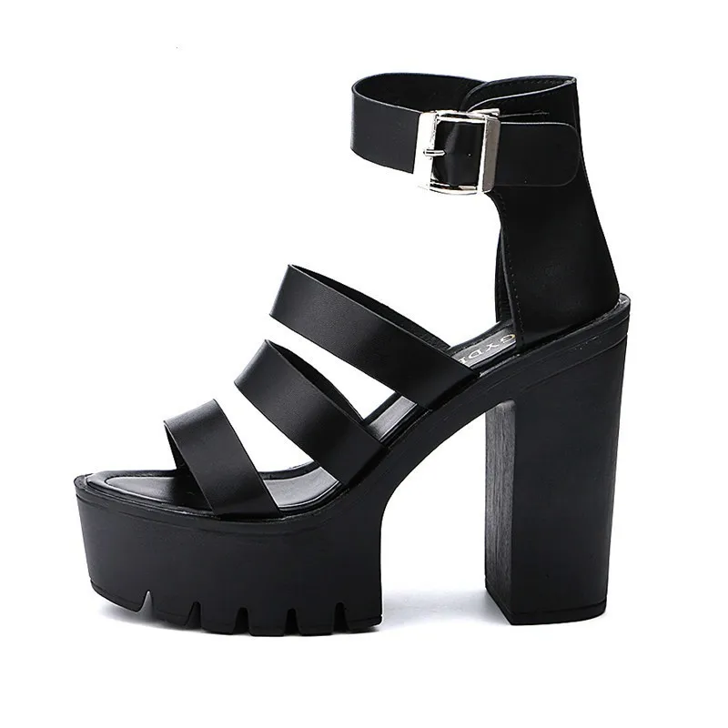 Fashion 2019 Summer Shoes Women White Open Toe Button Belt Thick Heel Wedges Platform Shoes Fashionable Casual Sandals Female Fashion 2019 Summer Shoes Women White Open Toe Button Belt Thick Heel Wedges Platform Shoes Fashionable Casual Sandals Female
