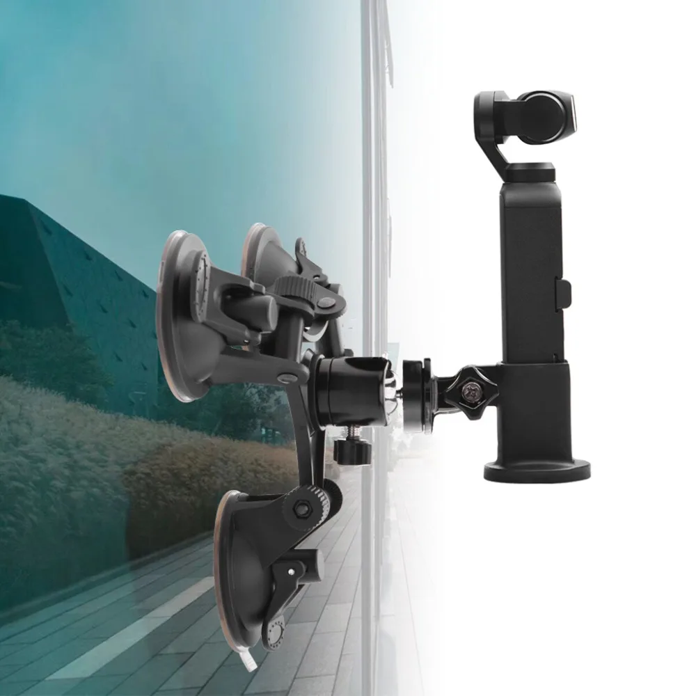 

Car Holder Mount Suction Cup Cam Bracket Base Stand 1/4" Screw Adapter Extension Converter Tripod Selfie Stick Accessories Porta