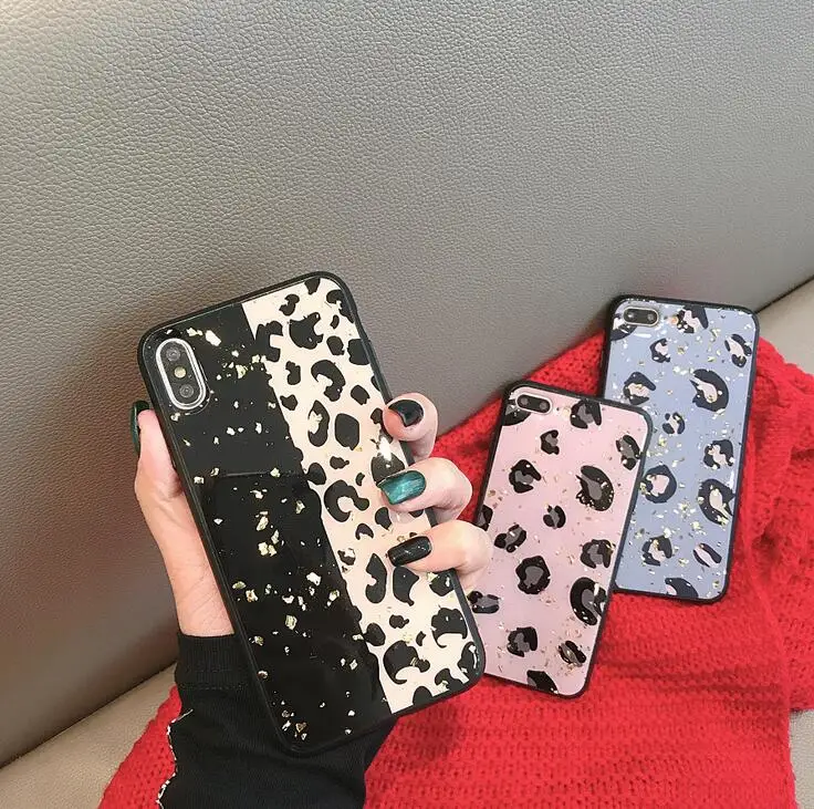 

Leopard soft shell phone case Phone Bumper Phone Pouch for iPhone8plus/x/XS Max/XR/7p/6s