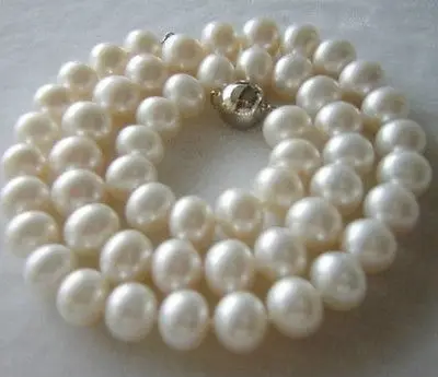 

Wholesale FREE SHIPPING >>> HUGE NATURAL 11-12MM 18" SOUTH SEA GENUINE WHITE PEARL NECKLACE 14KGP