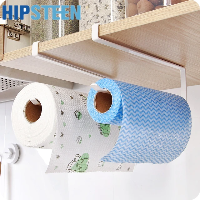 Hips Kitchen Toilet Paper Towel Rack Roll Holder Hips Kitchen Toilet Paper Towel Rack Roll Holder Cabinet Hanging Shelf Organizer Bathroom