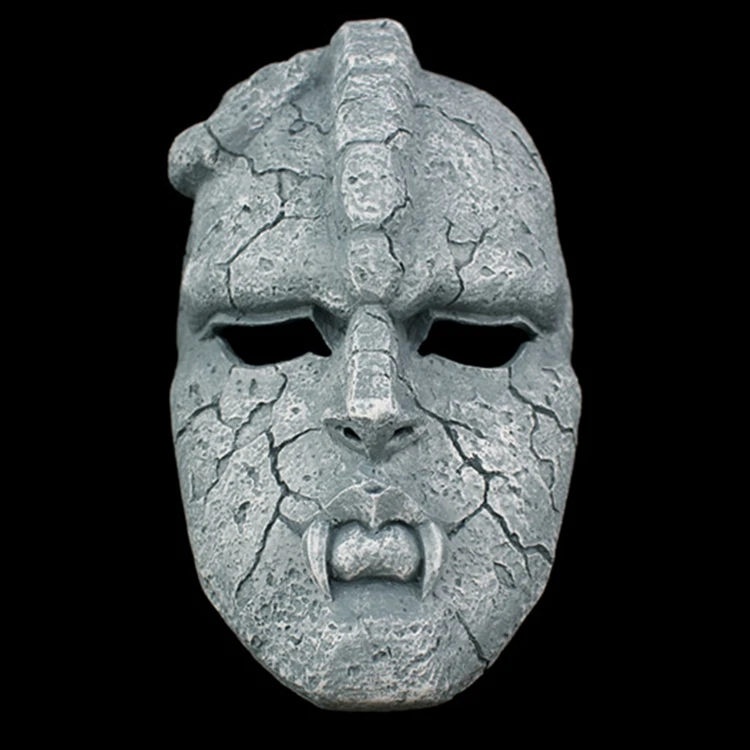 Каменный призрак, маска для всего лица, полимерная маска для подростков, комиксы JOJO Amazing Adventures gargostyle, тематические маски на Хэллоуин, маскарад, вечеринка, реквизит