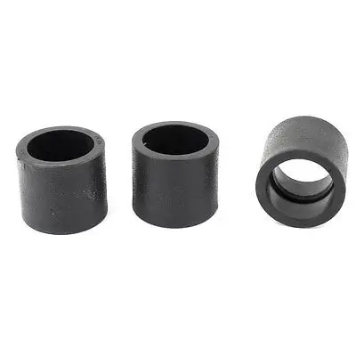 

3 Pcs 40mm HDPE Socket Fusion Water Gas Straight Pipe Fitting Coupling Black