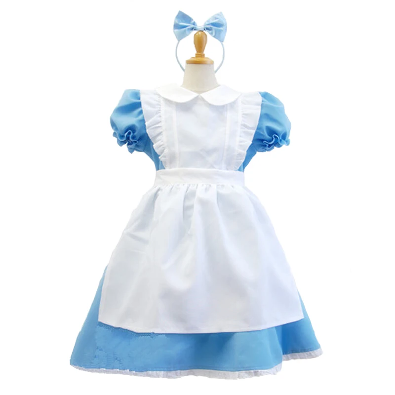 Halloween Adult and kids Maid outfit Costume Dress Snow White Princess ...