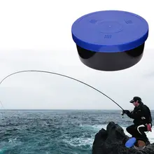 1 шт. Прочный Удобный PP синий черный круглый пластиковый ящик с дырками для дождевой червь приманка для гостиной рыболовные аксессуары