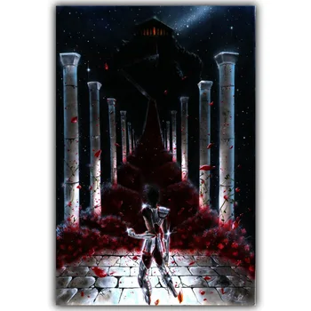 

Saint Seiya Poster Popular Classic Japanese Anime Home Decor Silk Poster Picture Print Wall Decor 30x45cm 60x90cm