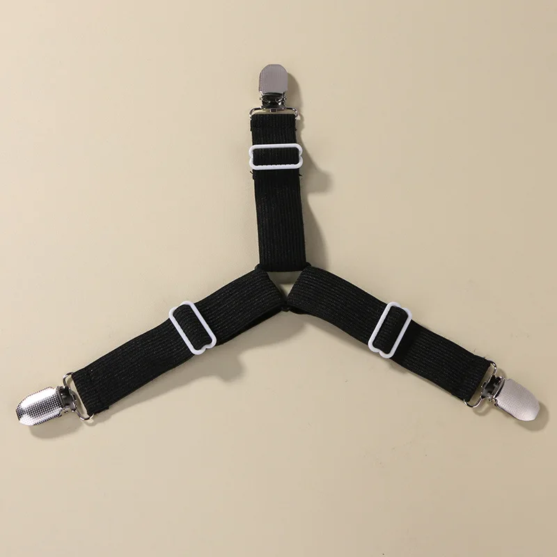 

4 Pcs Adjustable Bed Sheet Mattress Holder Fastener Grippers Clips Suspender Straps WXV Sale