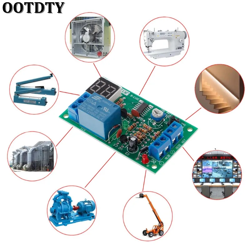 OOTDTY DC 12V реле задержки выключения модуль со светодиодным таймером|Реле| |