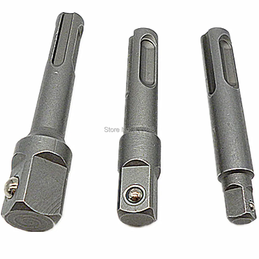 SDS 3pc Socket Adapter Set for SDS Drill Nut Driver Adaptor Set